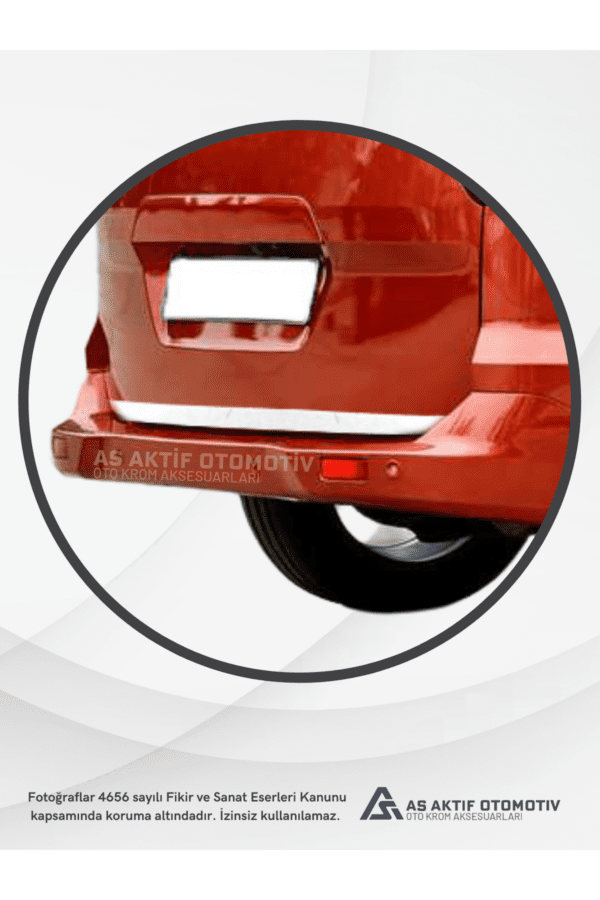 Ford Courier Van Bagaj Alt Çıtası 2014 ve Üzeri Krom Paslanmaz Çelik