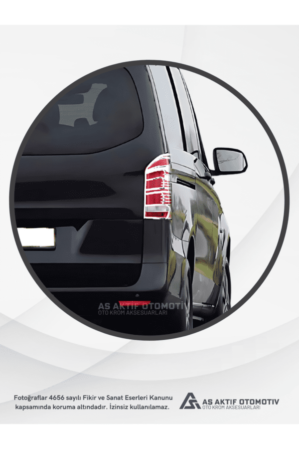 Mercedes Vito W447 Van Stop Çerçevesi 2 Parça 2014 ve Üzeri Abs Krom