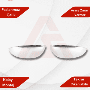 Nissan  Juke Suv Ayna Kapağı  2 Parça 2010 ve Üzeri Krom Paslanmaz Çelik